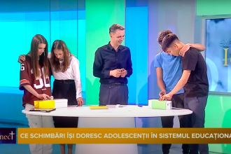 Speranta TV | Iconnect - Ce schimbari isi doresc adolescentii in sistemul educational - Invitati: Ioana Ilie, Marius Postelnicu, Maria Ivan, Teodor Trifan, Cristina Preda