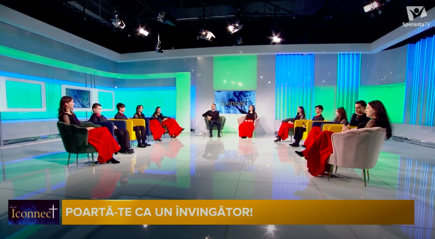 Speranta TV | Iconnect - Poarta-te ca un invingator! - Invitati: Dasiana Badea, Sariana Petrea, Yannis Marica, Larisa Pantilie, Teodora Matei, Sebastian Dinu, Teodor Dinu, Fabian Badea, Daria Grigore, Jasmin Mihai, Sara Barbuta