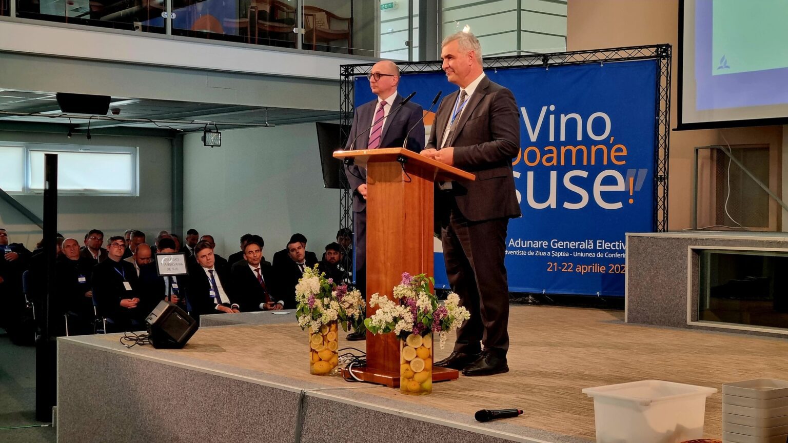 Speranta TV | A 20-a Adunare Generală Electivă – Brașov, 21 – 22 aprilie 2024. Președintele Bisericii Adventiste de Ziua a Șaptea din România pentru noul mandat este pastorul Aurel Neațu