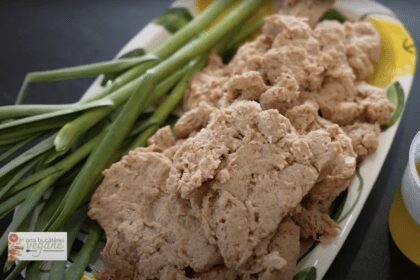Speranta TV | Arta bucătăriei vegane - Șnițele de soia cu sos de usturoi verde