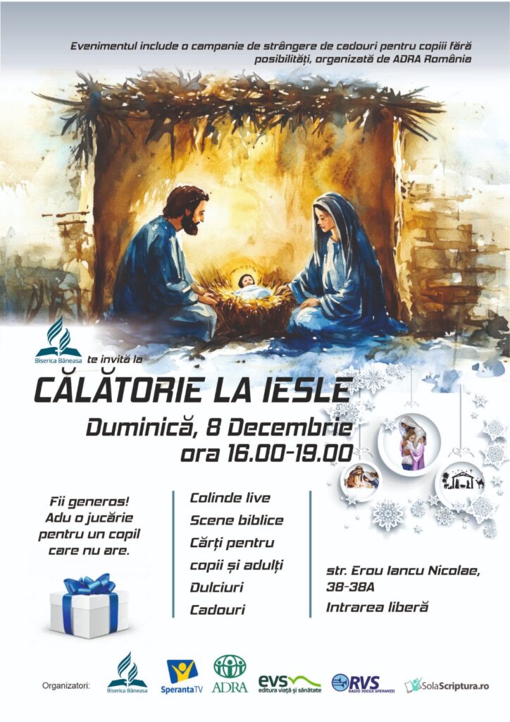 Festivalul de Iarnă „Călătorie la Iesle”, la Biserica Băneasa 2 Calatorie la iesle