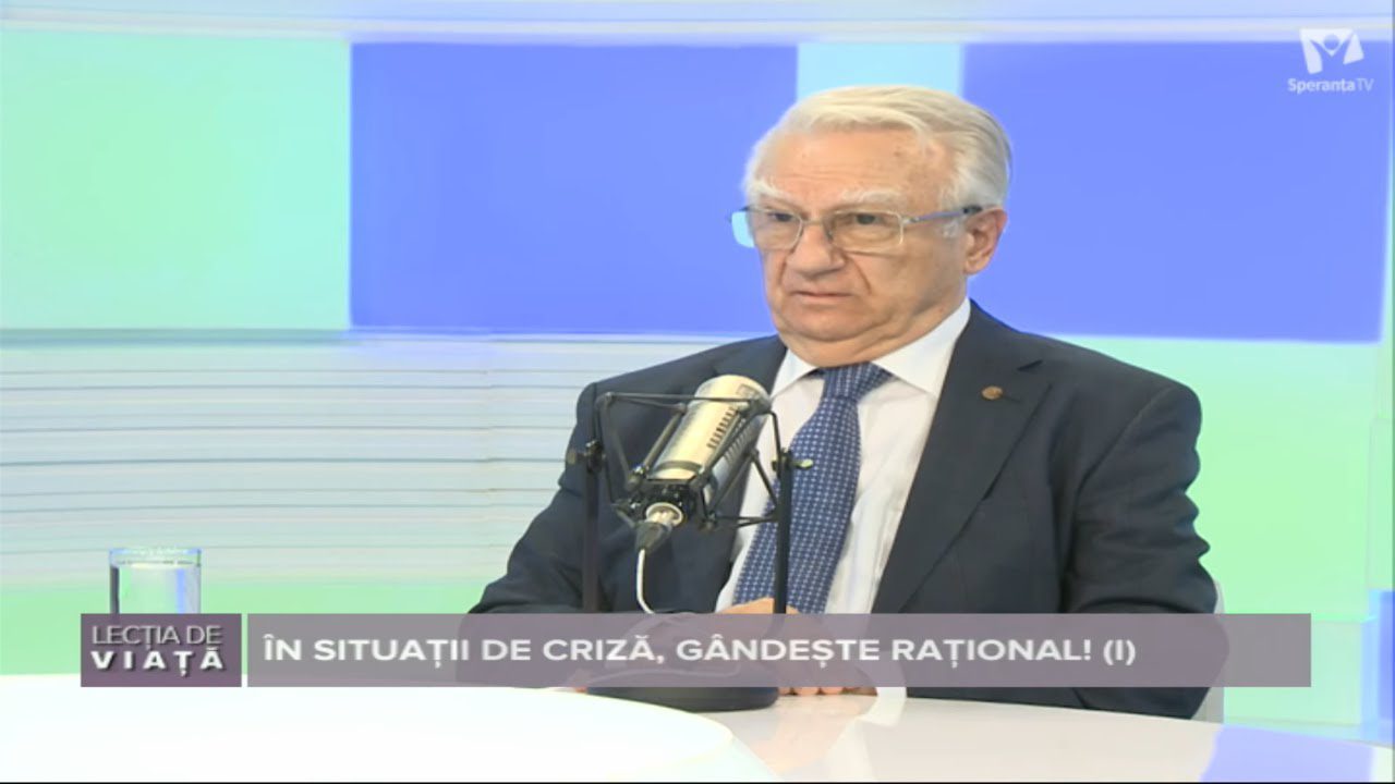 În situații de criză, gândește rațional (1) | Victor Voicu | Lecția de viață