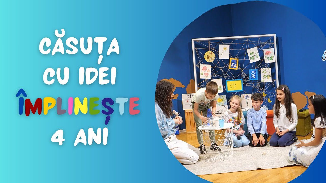 Căsuța cu idei împlinește 4 ani | Idei de jocuri și activități pentru aniversări