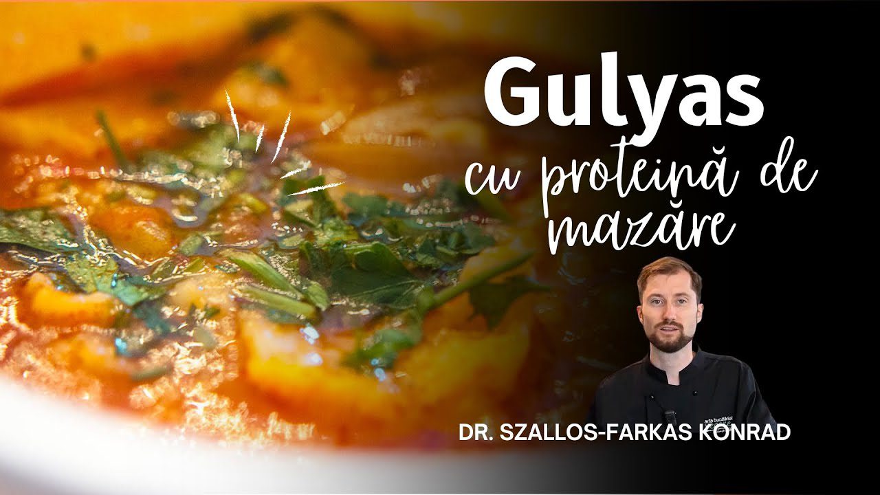 Gulyas cu proteină de mazăre | Arta Bucătăriei Vegane