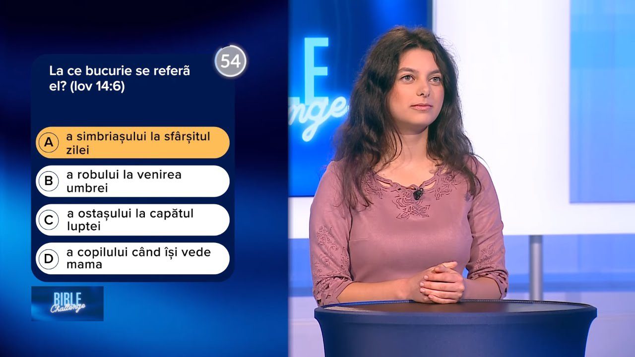 Bible Challenge – Episodul 6 | Testează-ți cunoștințele biblice
