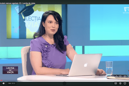 Speranta TV | Lecția de viață - Altruism versus egoism (II) - invitat: Cătălina Galer