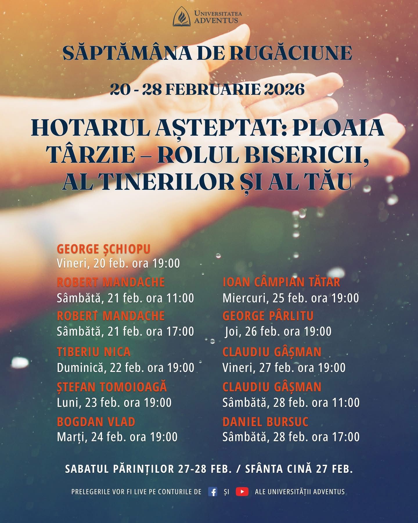 Speranta TV | Săptămâna de rugăciune la Universitatea Adventus