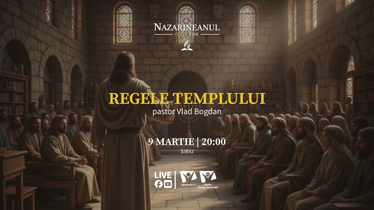 "Regele Templului" | Nazarineanul - Cel ce vine | Ep. 5 | pastor Vlad Bogdan | 09.03.2026