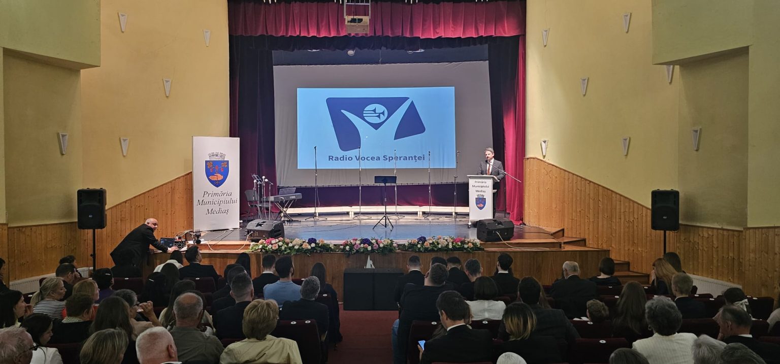 Speranta TV | Noua frecvență FM a Radio Vocea Speranței pentru zona Mediaș a fost lansată oficial printr-un eveniment dedicat comunității locale