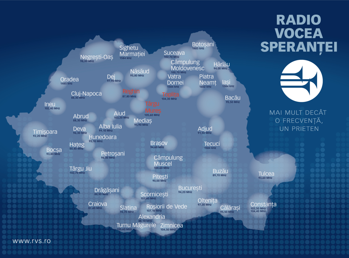 Speranta TV | Vești excelente pentru ascultătorii Radio Vocea Speranței din Alba Iulia. Postul va continua să emită pe frecvența 99,1 megaherți, după ce Consiliul Național al Audiovizualului a aprobat prelungirea licenței