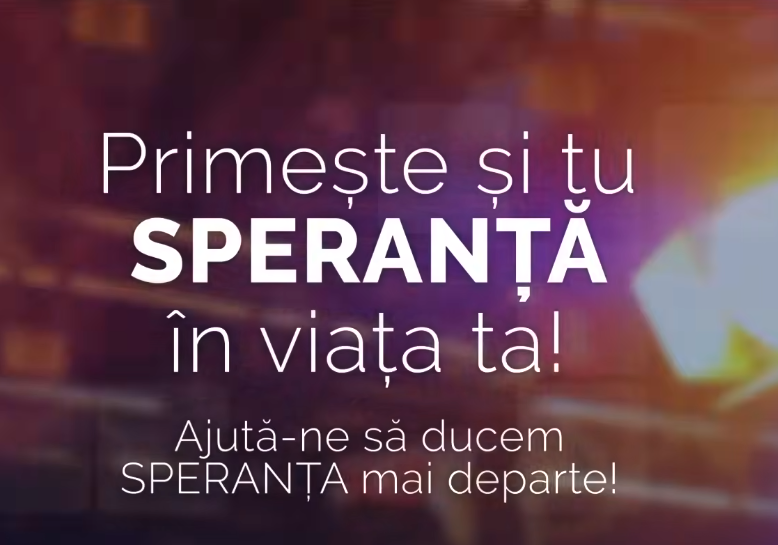 Speranta TV | Trustul Media Speranța a lansat campania permanentă „Primește speranța”