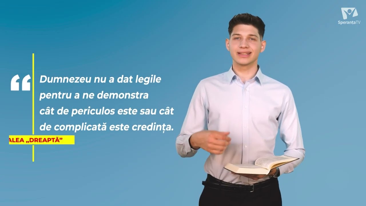 Ecouri Biblice | Calea dreaptă — Matei Călugăru