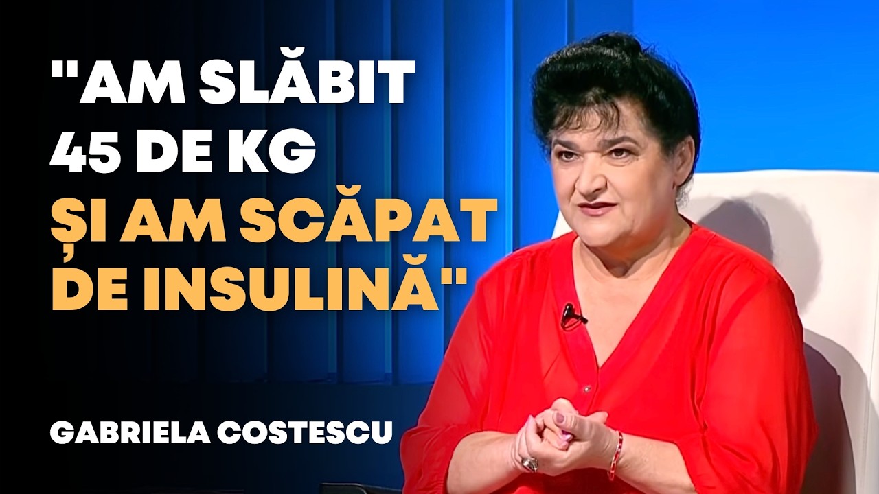 "Am slăbit 45 de kg și am scăpat de insulină" | Gabriela Costescu | Oameni și Povești