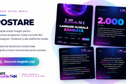 Speranta TV | Resursele programului „Toate lucrurile noi”, disponibile pe o platformă dedicată