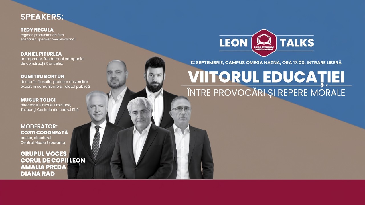LEON Talks la Zilele Campusului Omega Nazna – Simona Halep, Mugur Tolici, Tedy Necula | LIVE