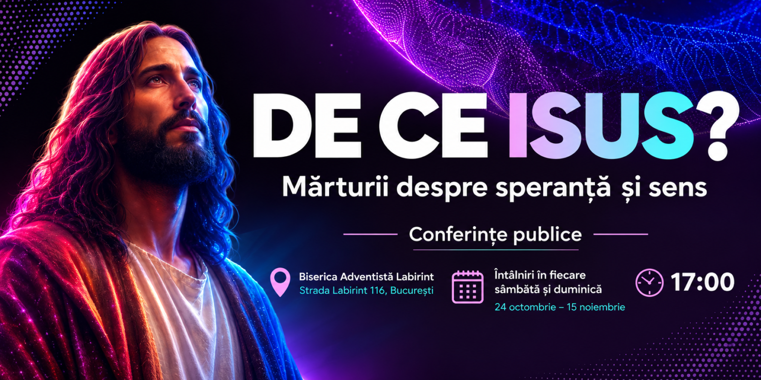 Speranta TV | „De ce Isus?” – O serie de conferințe publice despre credință, speranță și sensul vieții, la București