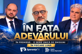 Speranta TV | „În Fața Adevărului” – în premieră, o serie unică de emisiuni, în fiecare lună, la Speranța TV și Radio Vocea Speranței