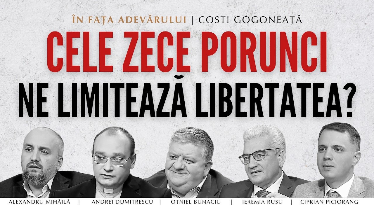 Cele Zece Porunci ne limitează libertatea? Legea, harul și Isus Hristos | În fața Adevărului