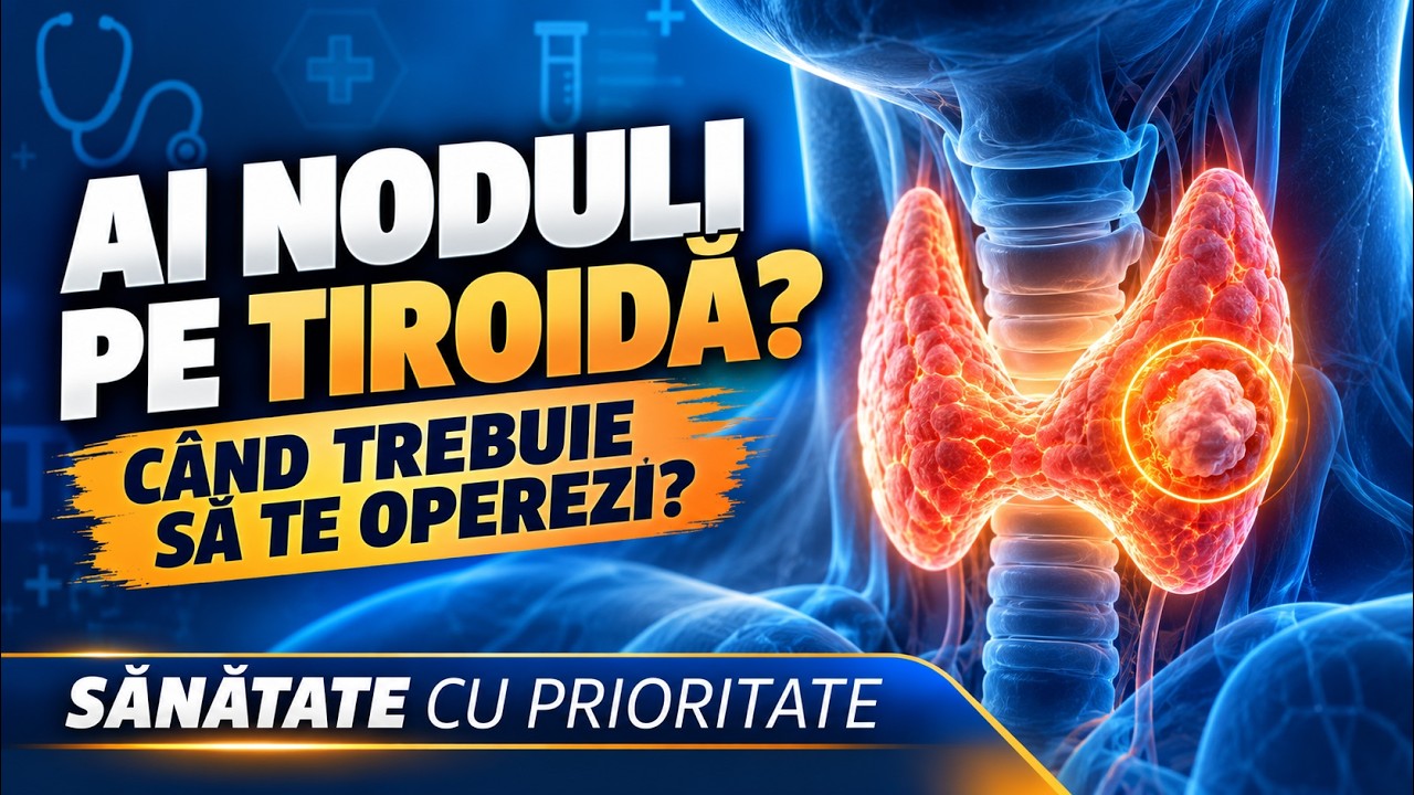 Ai noduli pe tiroidă? Când trebuie să te operezi și când este suficientă monitorizarea