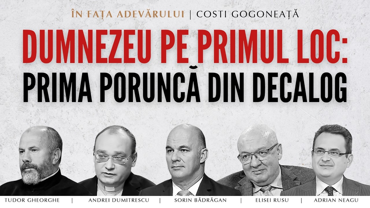 Dumnezeu pe primul loc: porunca I din decalog | În fața Adevărului