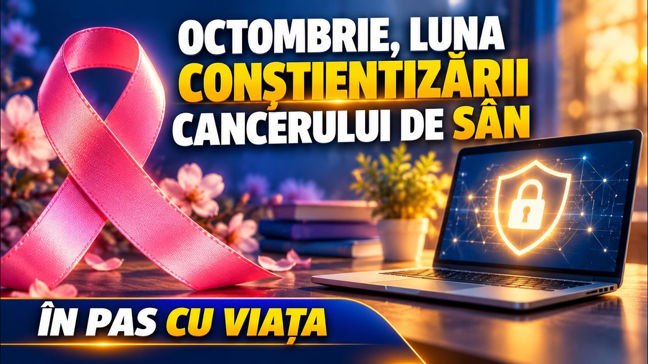 În pas cu viața | Octombrie, luna conștientizării cancerului de sân | Provocările lumii digitale