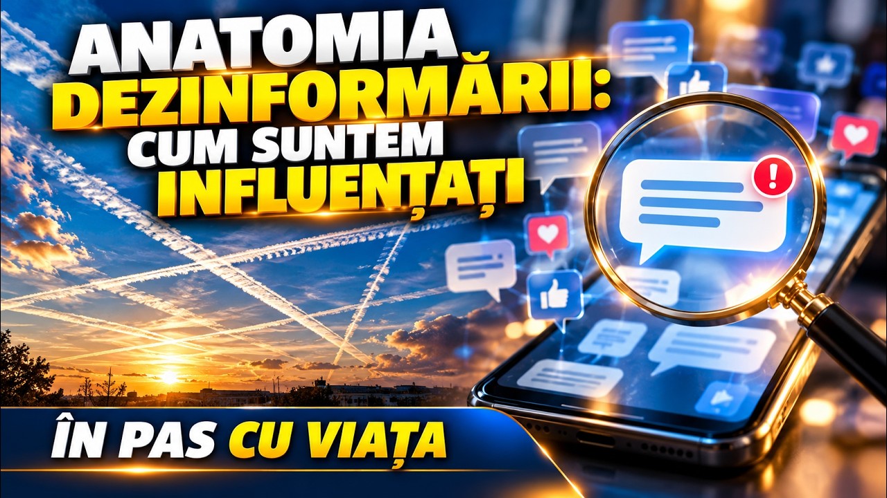 Dârele albe de pe cer + Cum ne influențează dezinformarea | În pas cu viața