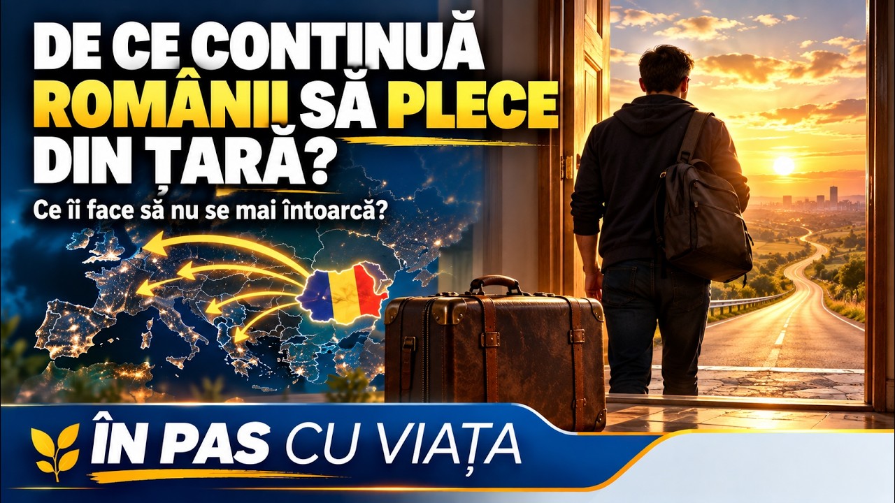În pas cu viața LIVE | De ce pleacă românii din țară și nu se mai întorc